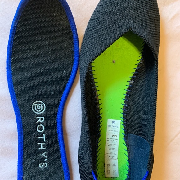 Rothy’s black round toe flats - Picture 2 of 3